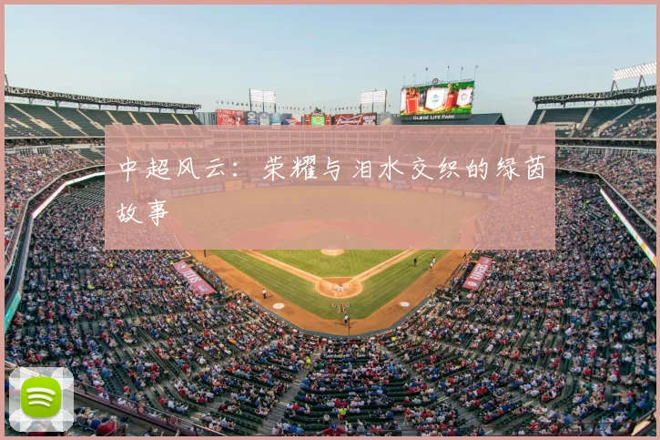 中超风云:荣耀与泪水交织的绿茵故事